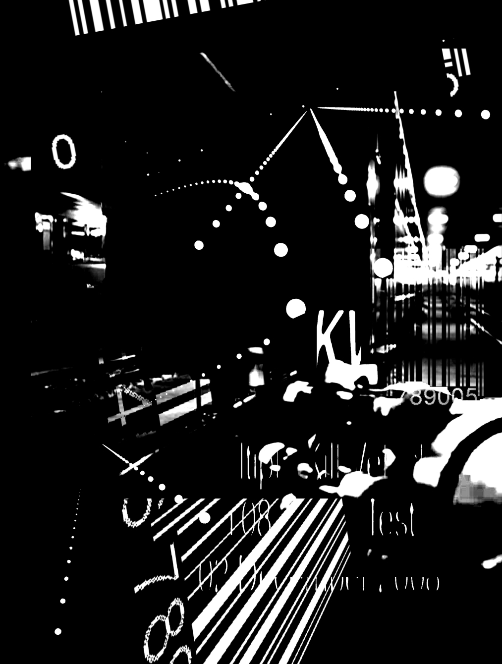 Digital work titled Disintegration